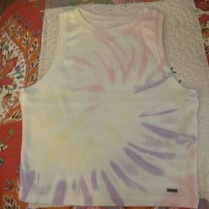 Hollister tie-dye tank top